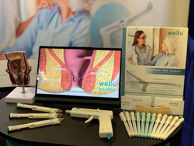 WellCare booth at ASCRS 2022 in Tampa Convention Center