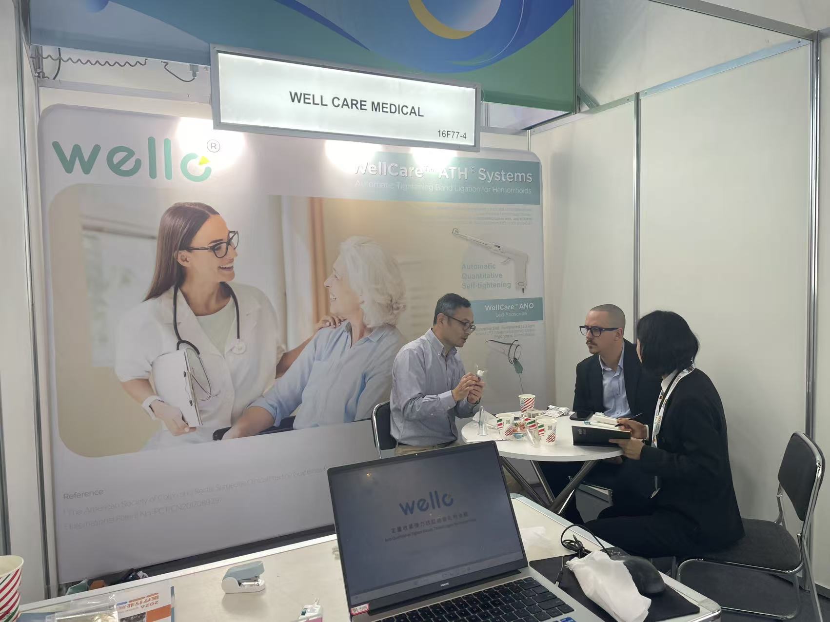 Wellocare product demonstrations at MEDICA Germany